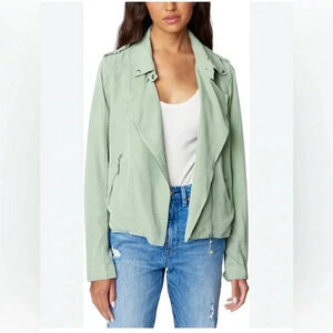 BLANKNYC Tencil Moto streetwear green Jacket size XS